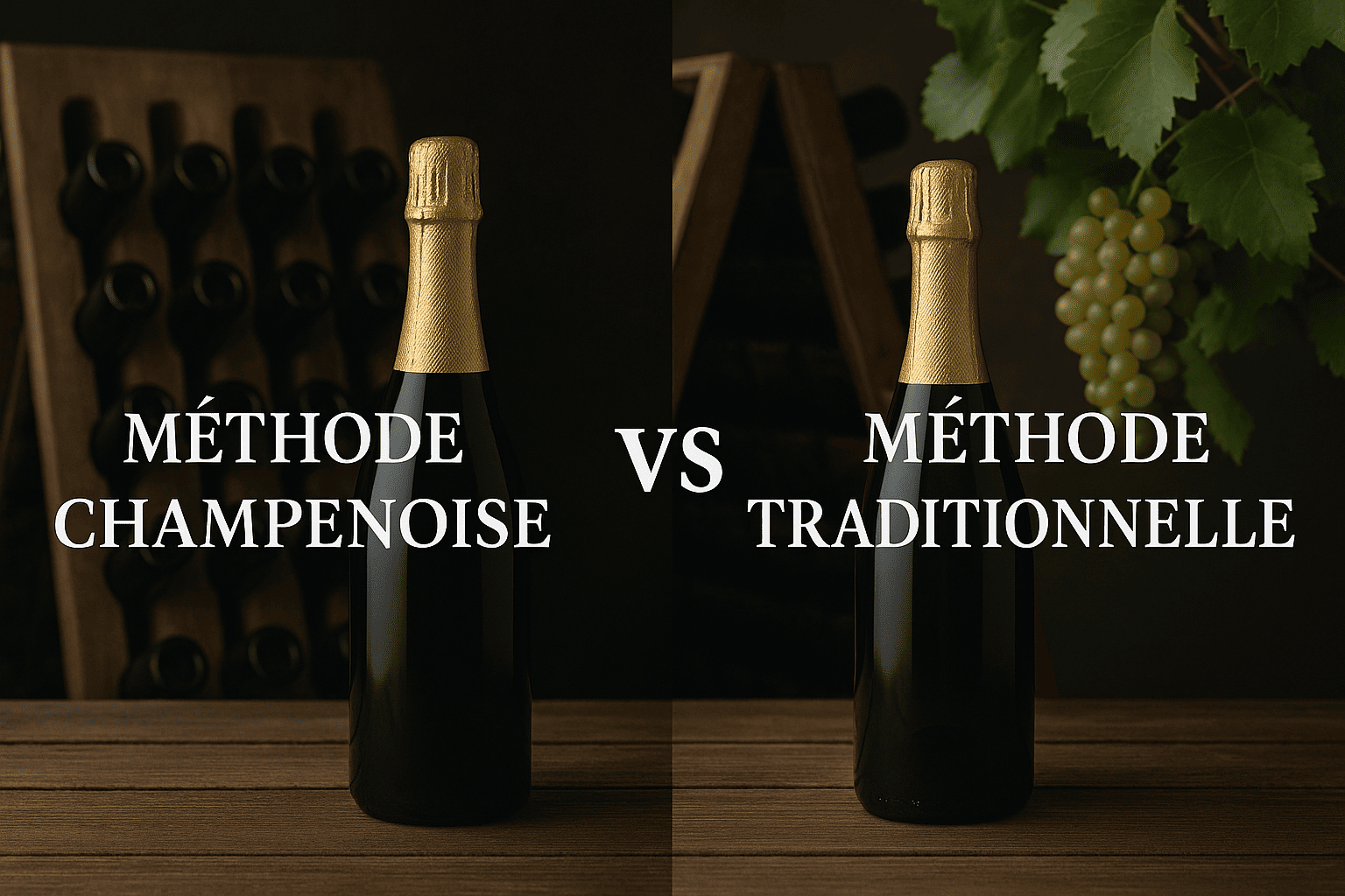 Méthode traditionnelle vs méthode champenoise