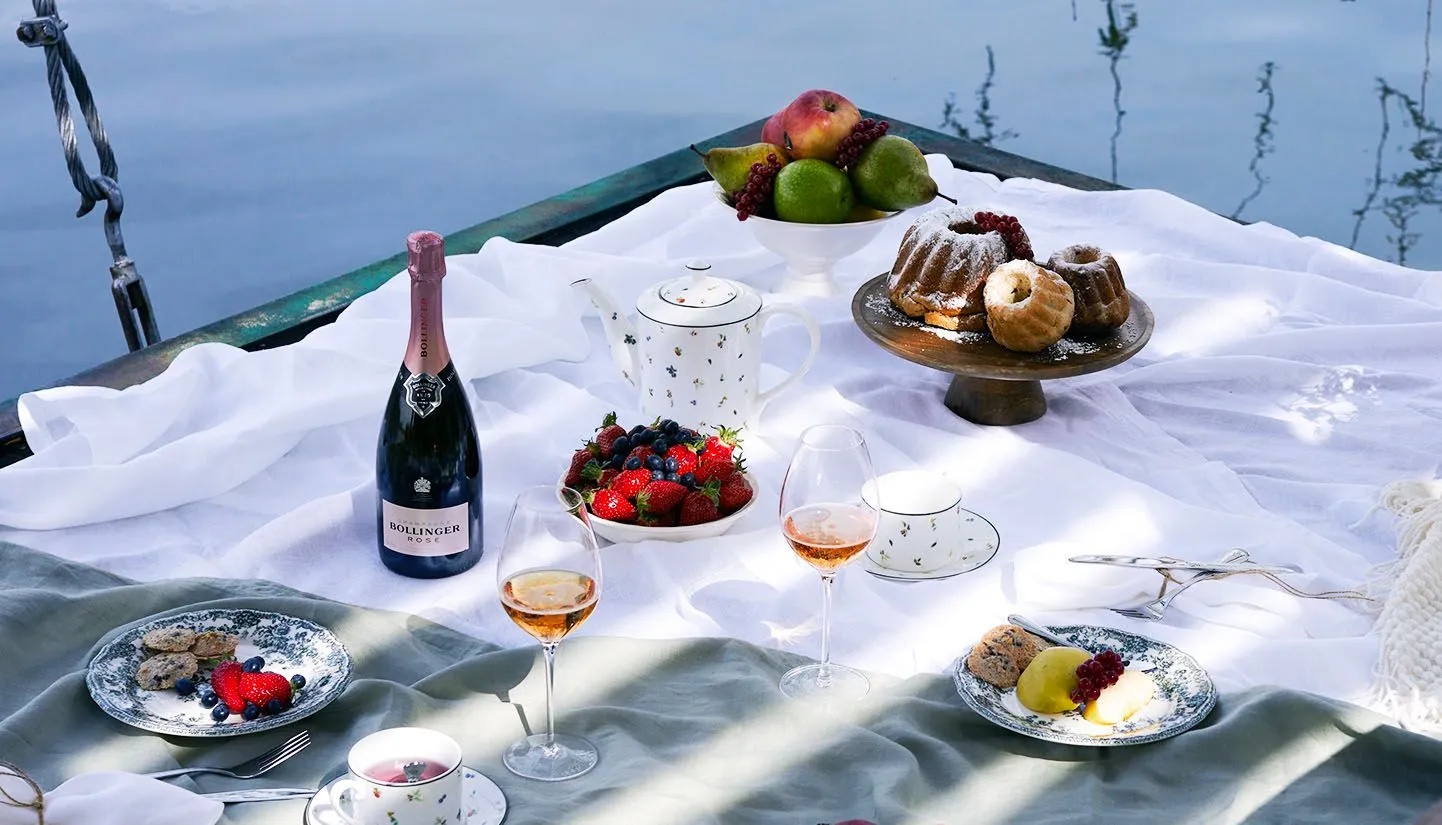 accord met bollinger rosé Perrier-Jouët blanc de blancs
