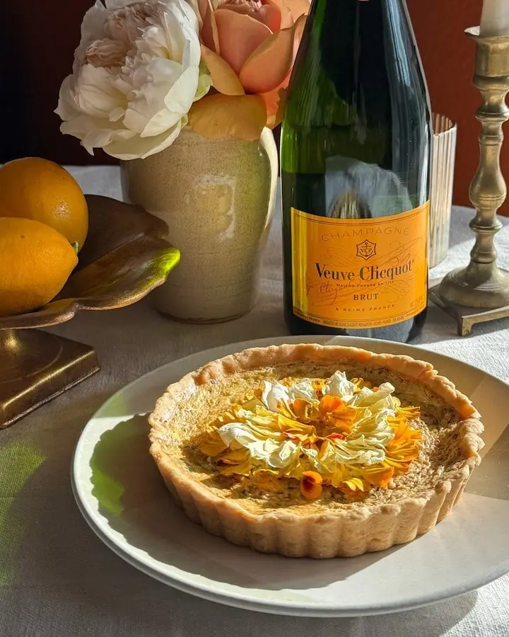 Accord met champagne Veuve Clicquot Brut carte jaune Accord met champagne Veuve Clicquot Brut carte jaune