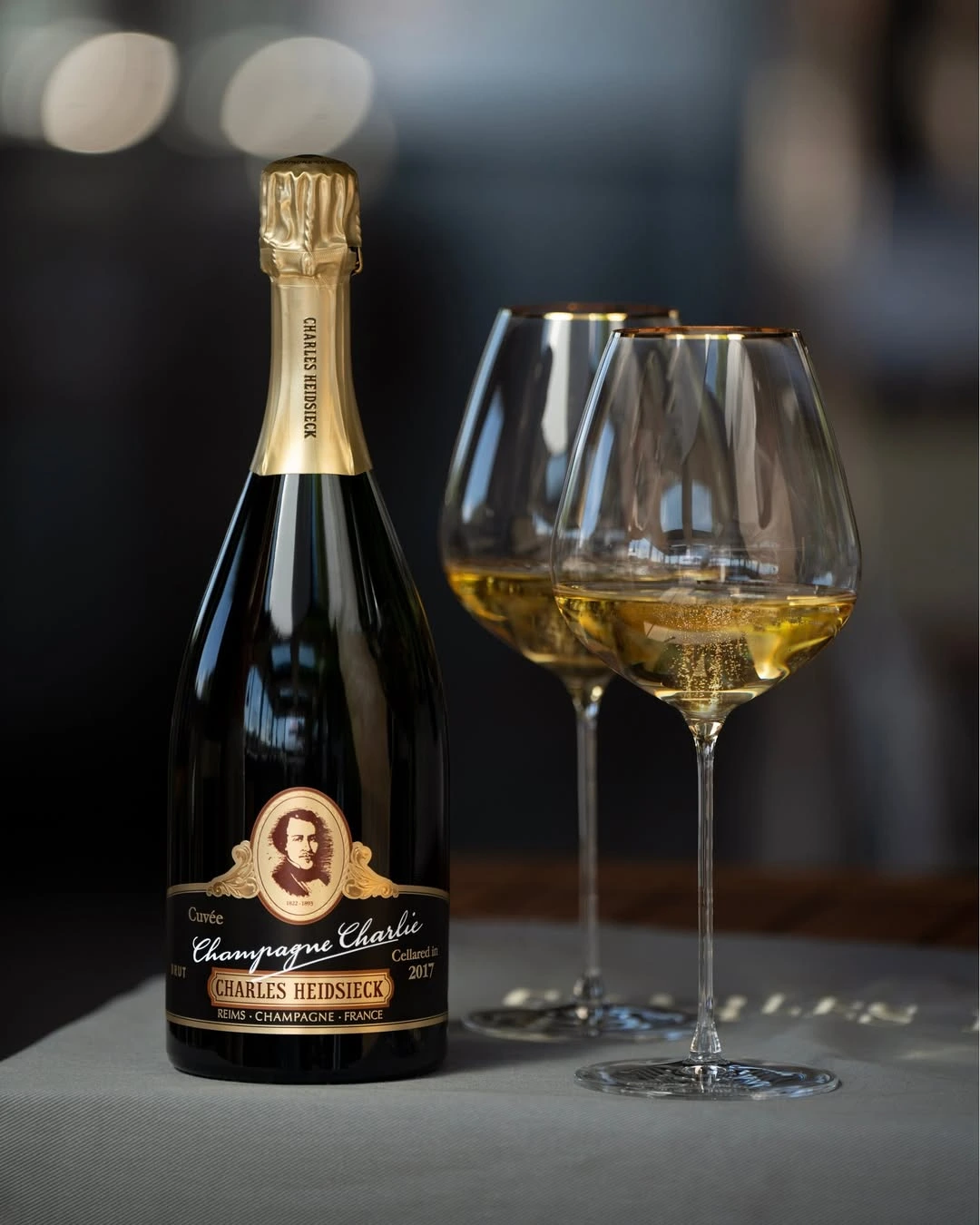 Charles Heidsieck Charlie 2017 accord met champagne Charles Heidsieck Charlie 2017 accord met champagne