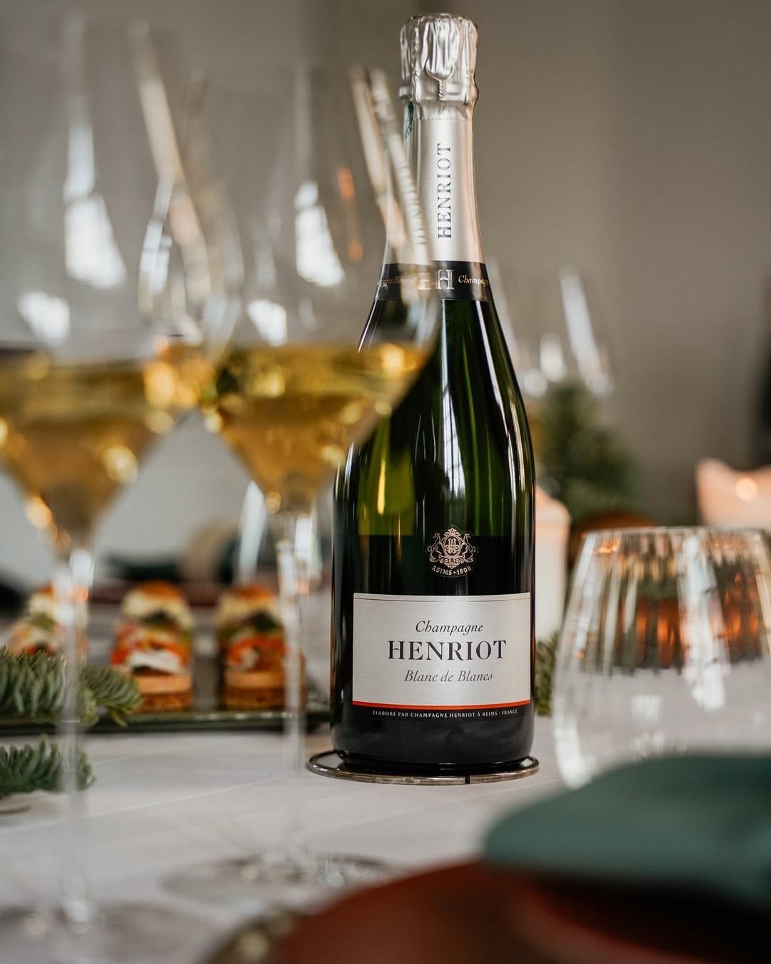 Henriot blanc de blancs accord met champagne
