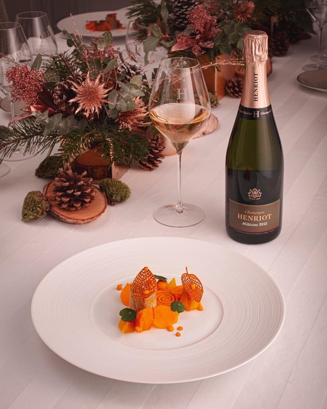 Henriot millésime 2012 accord met champagne