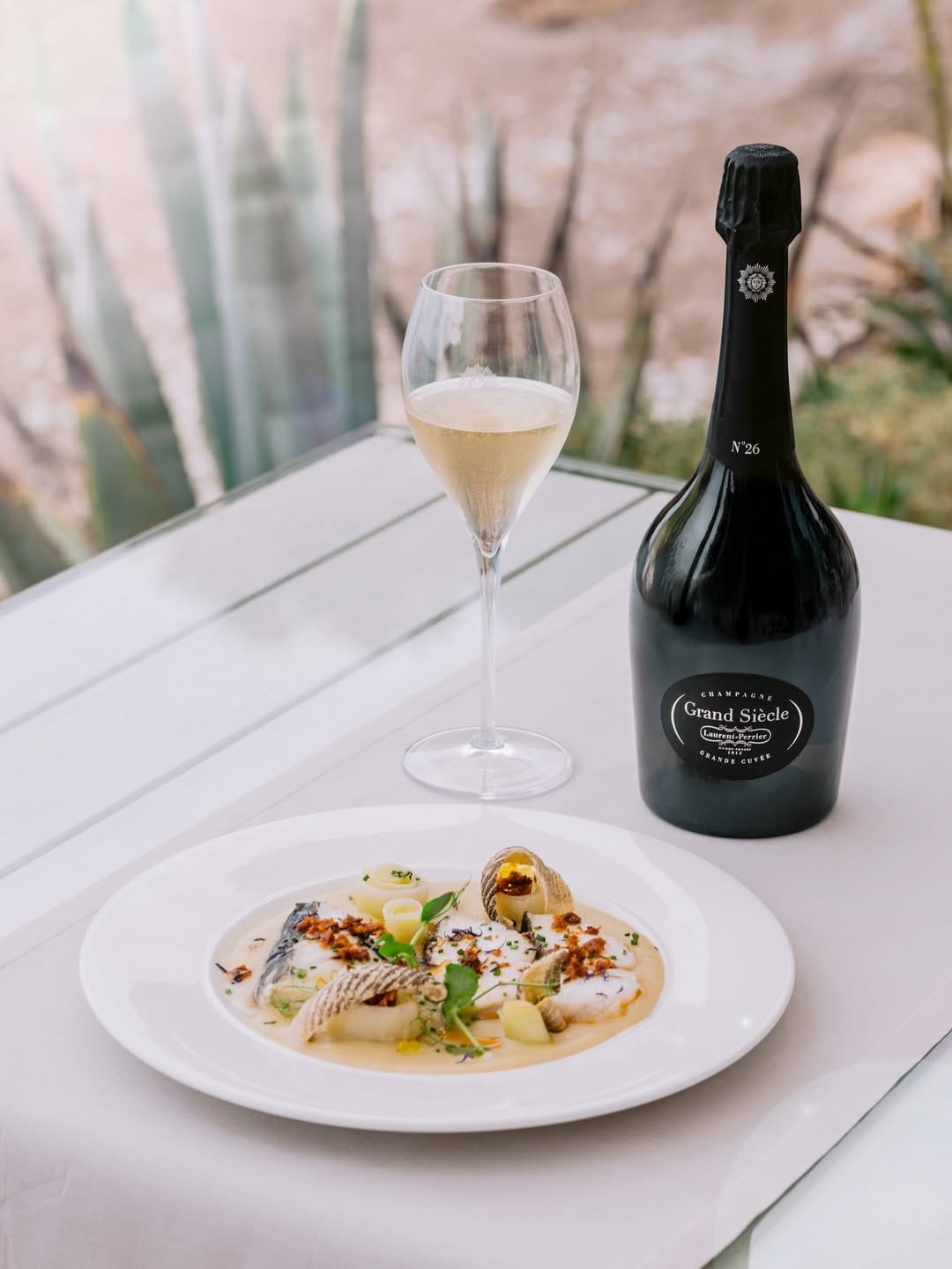Laurent Perrier Grand Siècle 26 accord met champagne Laurent Perrier Grand Siècle 26 accord met champagne