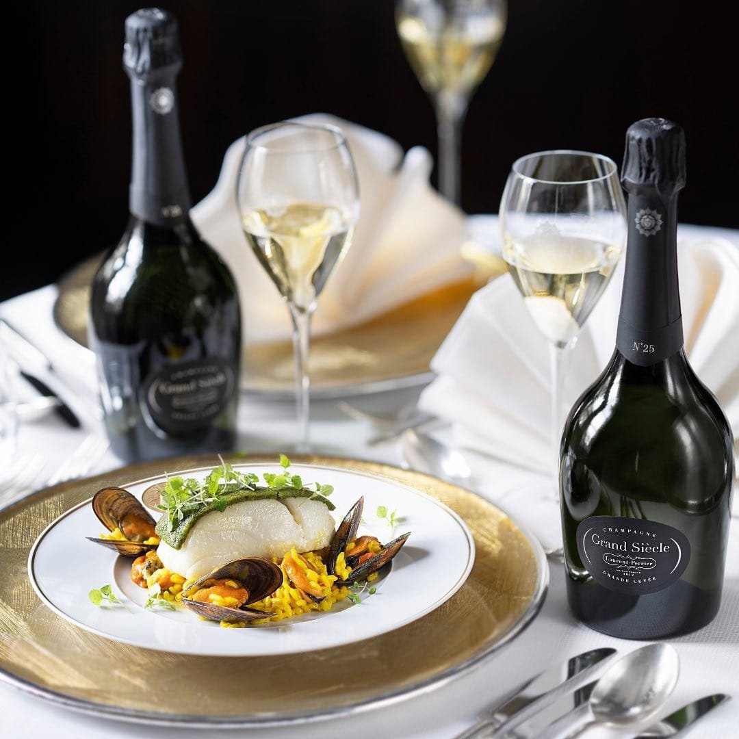 Laurent-Perrier Grand siècle 25 accord met champagne Laurent-Perrier Grand siècle 25 accord met champagne