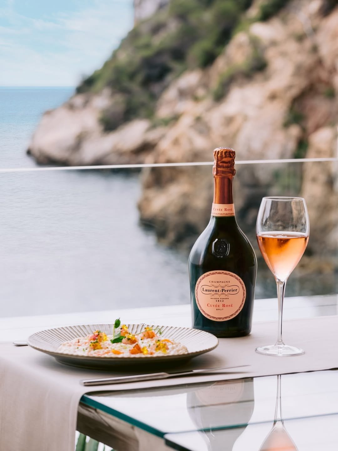 Laurent-Perrier rosé accord met champagne Laurent-Perrier rosé accord met champagne